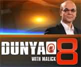 Dunya @ 8 with Malick on Dunya News