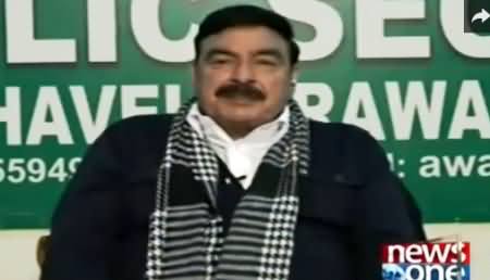 10PM With Nadia Mirza (Sheikh Rasheed Ahmad Exclusive Interview) – 15th November 2015