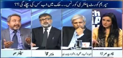 10PM With Nadia Mirza (Supreme Court Ya Military Courts) – 16th April 2015