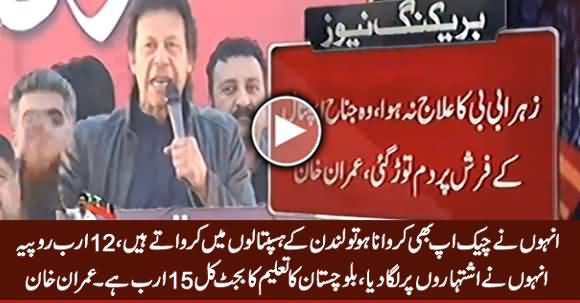 12 Arab Rs. Inhon Ne Ishtaharat Par Laga Dia - Imran Khan Bashing Sharif Brothers