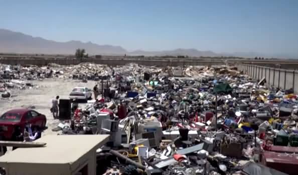 20 Years of Scrap: The Waste Left Behind by US Troops in Afghanistan