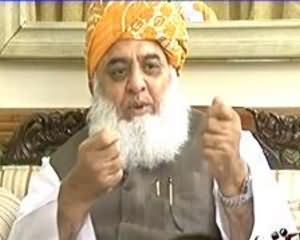 8pm with Fareeha (Exclusive Interview With Maulana Fazal-ur-Rehman) - 26th September 2013