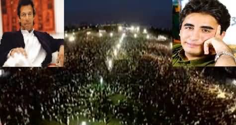 A Comparison of PPP's Karachi Jalsa Crowd Spirit Vs PTI Sargodha Jalsa Crowd Spirit