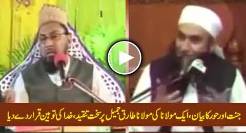 A Maulana Badly Criticized Maulana Tariq Jameel on His Bayan About Jannat & Hoor