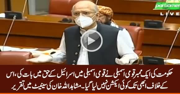 A PTI Member Supported Israel in National Assembly - Mushahid Ullah Khan