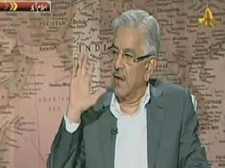 Aaisy Nahi Chalay Ga (Khawaja Asif Exclusive Interview) – 25th August 2015