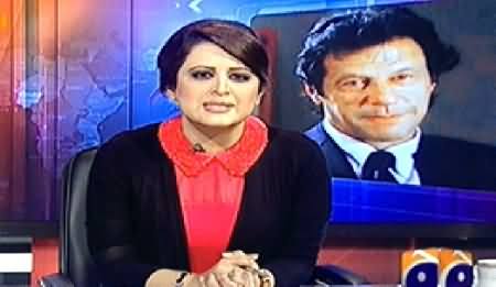 Aaj Geo News Ke Saath (Go Imran Go Slogans in KPK) - 14th November 2014