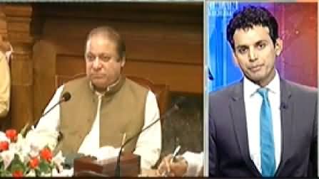 Aaj Kamran Khan Ke Saath (Nawaz Sharif Visits Karachi) - 10th July 2014