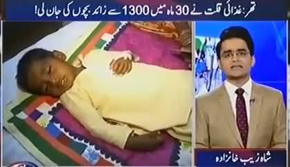 Aaj Shahzaib Khanzada Ke Saath (Children Dying in Thar) - 19th May 2016