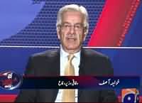 Aaj Shahzaib Khanzada Ke Saath (Khawaja Asif Ka PMLN Member Se Ikhtilaf) – 13th October 2015