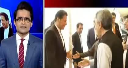 Aaj Shahzeb Khanzada Kay Sath (Aggressive Imran Khan after no-confidence move) - 9th March 2022