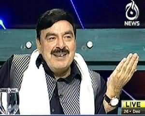 Aaj with Reham Khan (Exclusive Interview of Sheikh Rasheed Ahmed) - 26th December 2013