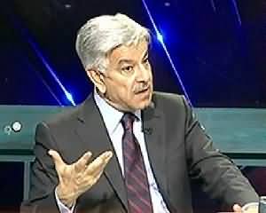 Aaj with Reham Khan (Khawaja Asif Exclusive Interview) - 27th November 2013