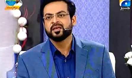 Aamir Liaquat Bashing Samaa News For Making His Parody & Questioning His Degree