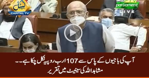 Aap Ki Baajiyon Ke Paas Se 107 Arab Rs. Nikla Hai - Mushahid Ullah Khan in Senate