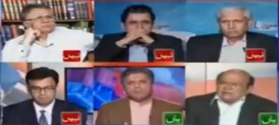 Aap Kia Asman Se Utre Hain - Verbal Fight Between Imtiaz Alam & Hafeezullah Niazi