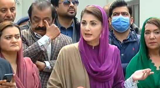 Ab Tumhare MPAs Aur MNAs Bhaag Rahe Hain Tu Tumhein Timing Yaad Aa Gai - Maryam Nawaz Media Talk