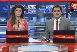 Abbtak News 9pm Bulletin – 14th May 2017