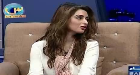 Actress Iman Ali Sharing Her Views About Imran Khan