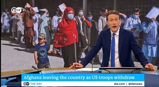 Afghan People Leaving The Country As US Troops Withdraw