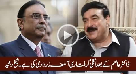After Dr. Asim Hussain's Arrest Asif Zardari Is Next - Sheikh Rasheed Reveals
