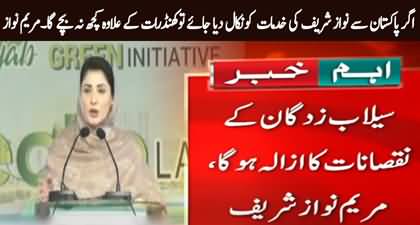 Agar Pakistan Se Nawaz Sharif Ki Khidmat Ko Nikal Dia Jae To Khandrat Ke Ilawa Kuch Na Bachy Ga - Maryam Nawaz