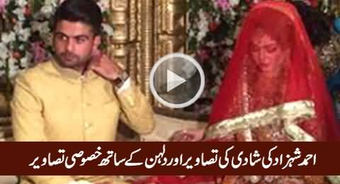 Ahmad Shahzad's Wedding: Exclusive Footage Of Ahmed Shahzad With His Bride