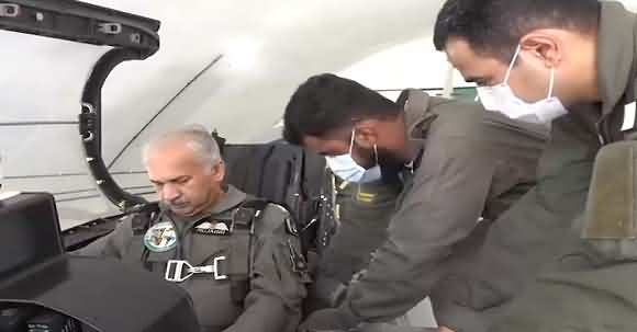 Air Chief Marshal Mujahid Anwer Flies JF-17B - Visits Operational Air Base