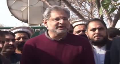 Aj 3 saal baad pata chala k bacha nalayk tha, jatay jaty apny asasay zahir kar do - Shahid Khaqan Abbasi to Shehzad Akbar