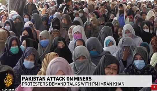 Al-Jazeera Report Over Hazara Community Protest in Quetta On The Killing of Coal Miners