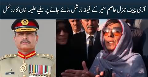 Aleema Khan's response on promotion of Army Chief to the rank of Field Marshal