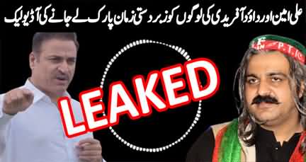 Ali Amin Gandapur and Dawood Afridi's Audio Call Leaked
