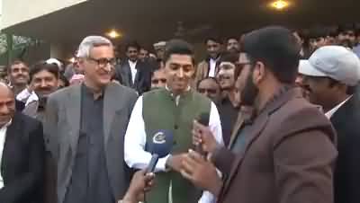 Ali Khan Tareen First speech after being announced as PTI MNA candidate for by-election in NA154 :Complete Speech