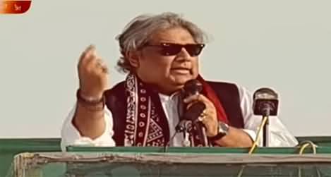 Ali Zaidi's aggressive speech in PTI's Islamabad Jalsa - 27th March 2022