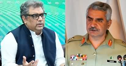 Ali Zaidi says DG ISPR's statement about President Arif Alvi is in bad taste