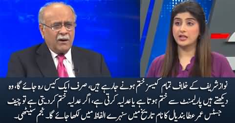 All the cases against Nawaz Sharif are going to end - Najam Sethi