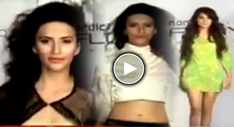 All the Limits Crossed on the Name of Fashion Show in Karachi - Full Vulgarity Show