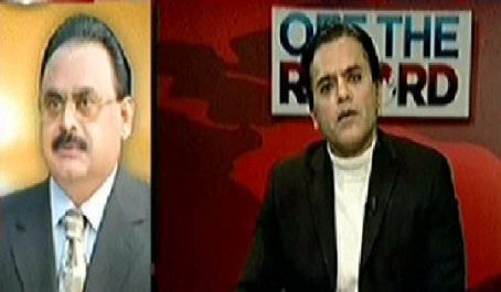 Altaf Hussain Exclusive Talk to Kashif Abbasi in Off the Record - 10th February 2015