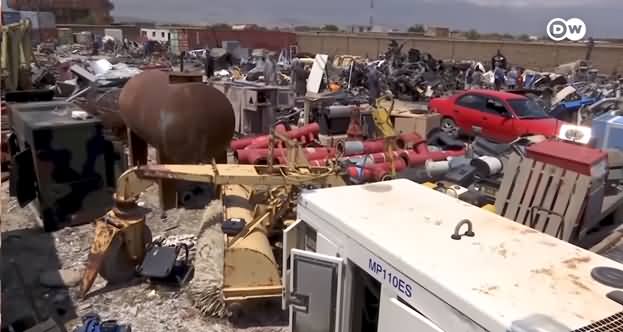American Army Soldiers Destroy Their Stuff Before Leaving Afghanistan