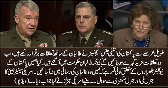 American Senator Asks Question To Military Generals About Pakistan's Nuclear Weapons