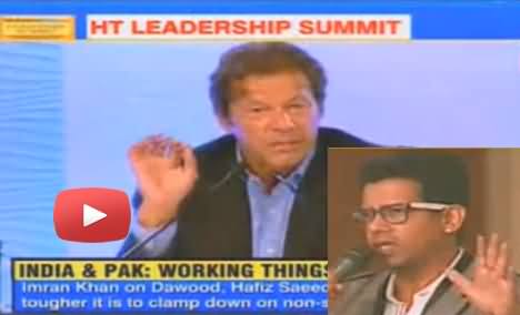 An indian Asks Imran Khan Why He didn't Share the Stage with Salman Rushdie 2 Years Ago