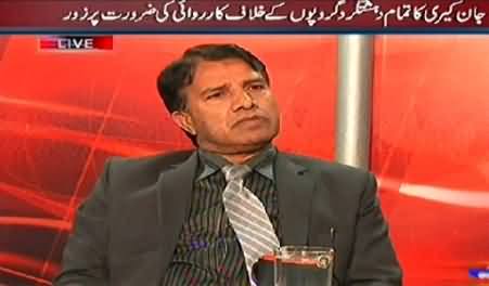 Analysis With Asif (John Kerry Ka Terrorists Ke Khilaf Karwai Par Zoor) - 13th January 2015