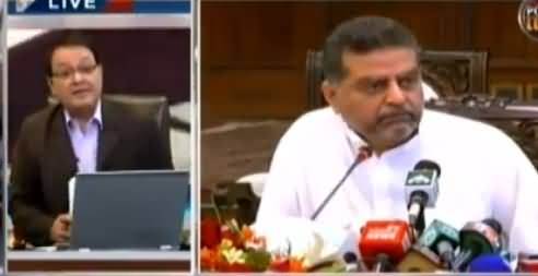 Anchor Gives Shut up Call to Zaeem Qadri for His Statement Against Imran Khan