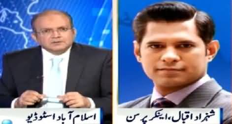 Anchor Shahzad Iqbal Telling What Dr. Shahid Masood Said in His Program About 35 Punctures