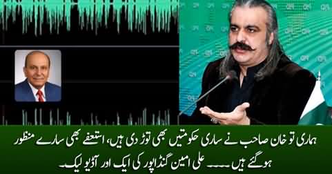 Another audio leak of Ali Amin Gandapur: begging money from an overseas Pakistani businessman