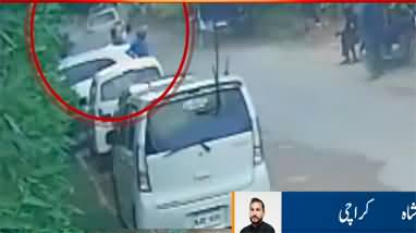Another CCTV footage of Karsaz road accident