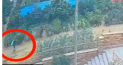 Another CCTV footage of Mir Raza case, Garbage collector seen spending 8 minutes near the crime scene