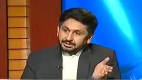 ANP Leader Haji Adeel Ran Away from Live Program on Saying Baba Easy Load by Saleem Safi
