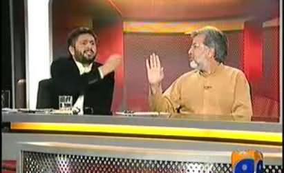 Ansar Abbasi Insults Saleem Safi in Live Program