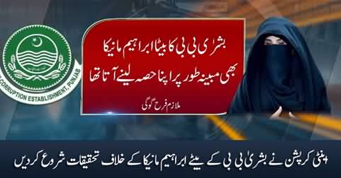 Anti-corruption initiates investigations against Bushra Bibi's son Ibrahim Maneka